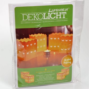 Lichttueten mini mit Motiv Fruehling